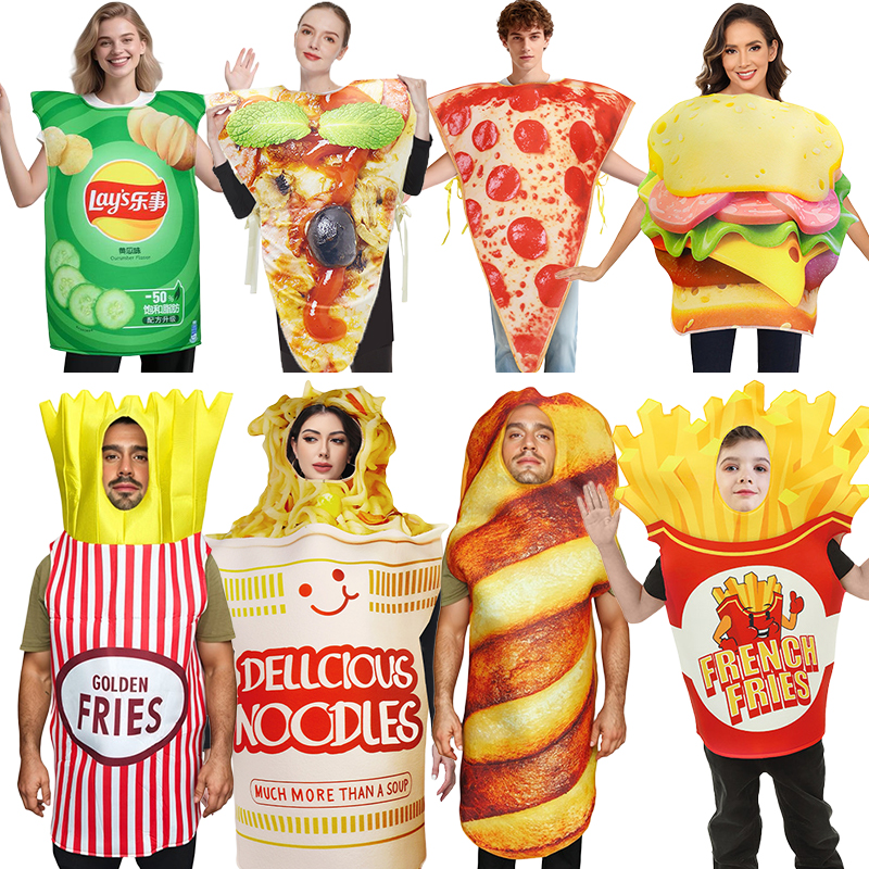 Food With Snacks - Adult Kids Sponge Suit Snack Fun