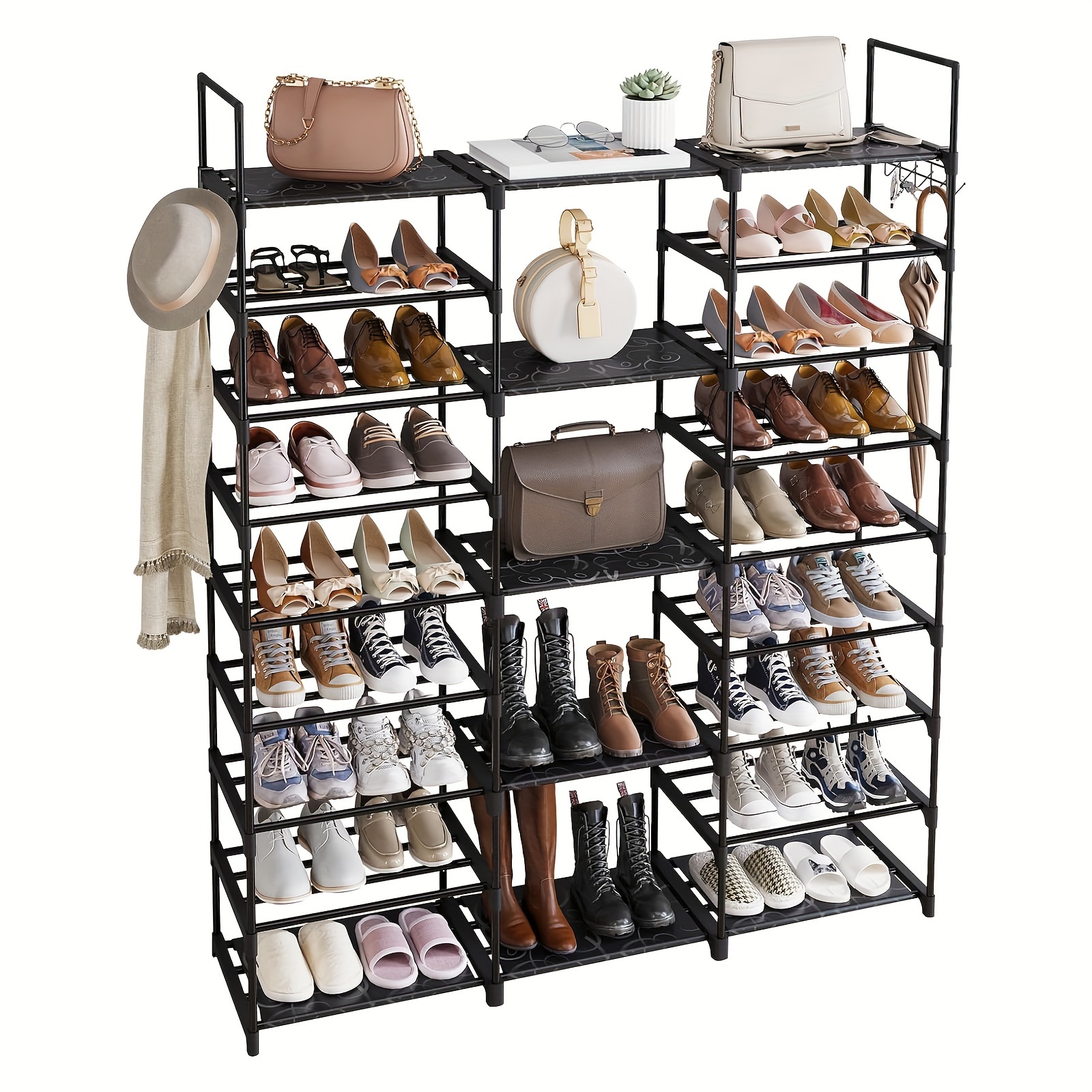 Food X - 1pc 9 Tier Shoe Rack Organizer(129.5