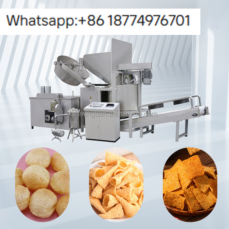 Food Snacks Making Machine - Extruded Automatic Fried 3d Pellet Bugles