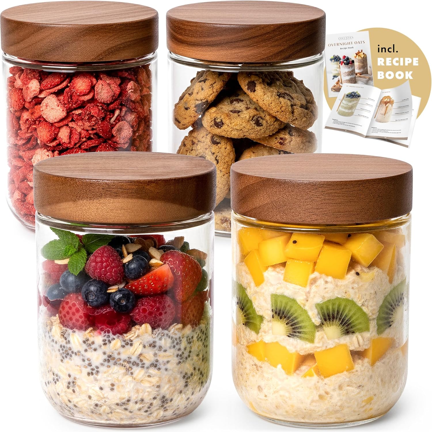 Overnight Oats Containers with - Food X 评论和价格