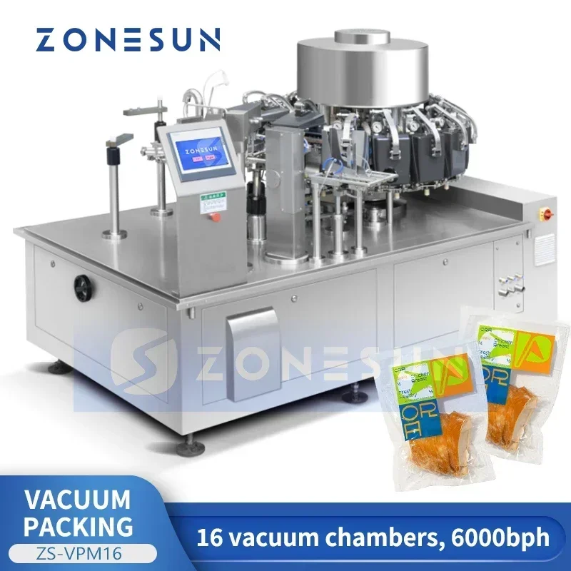 ZONESUN ZS-VPM16 Rotary Vacuum - Food With Snacks 评论和价格
