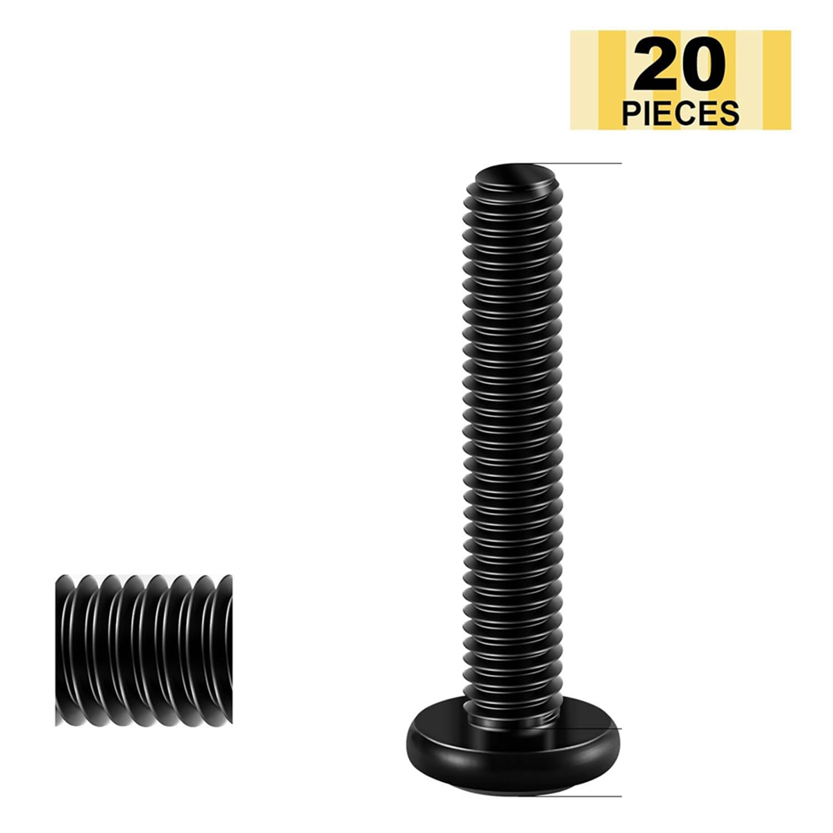 A71P M6 X 35mm 20Pcs Flat Head - Food X 评论和价格