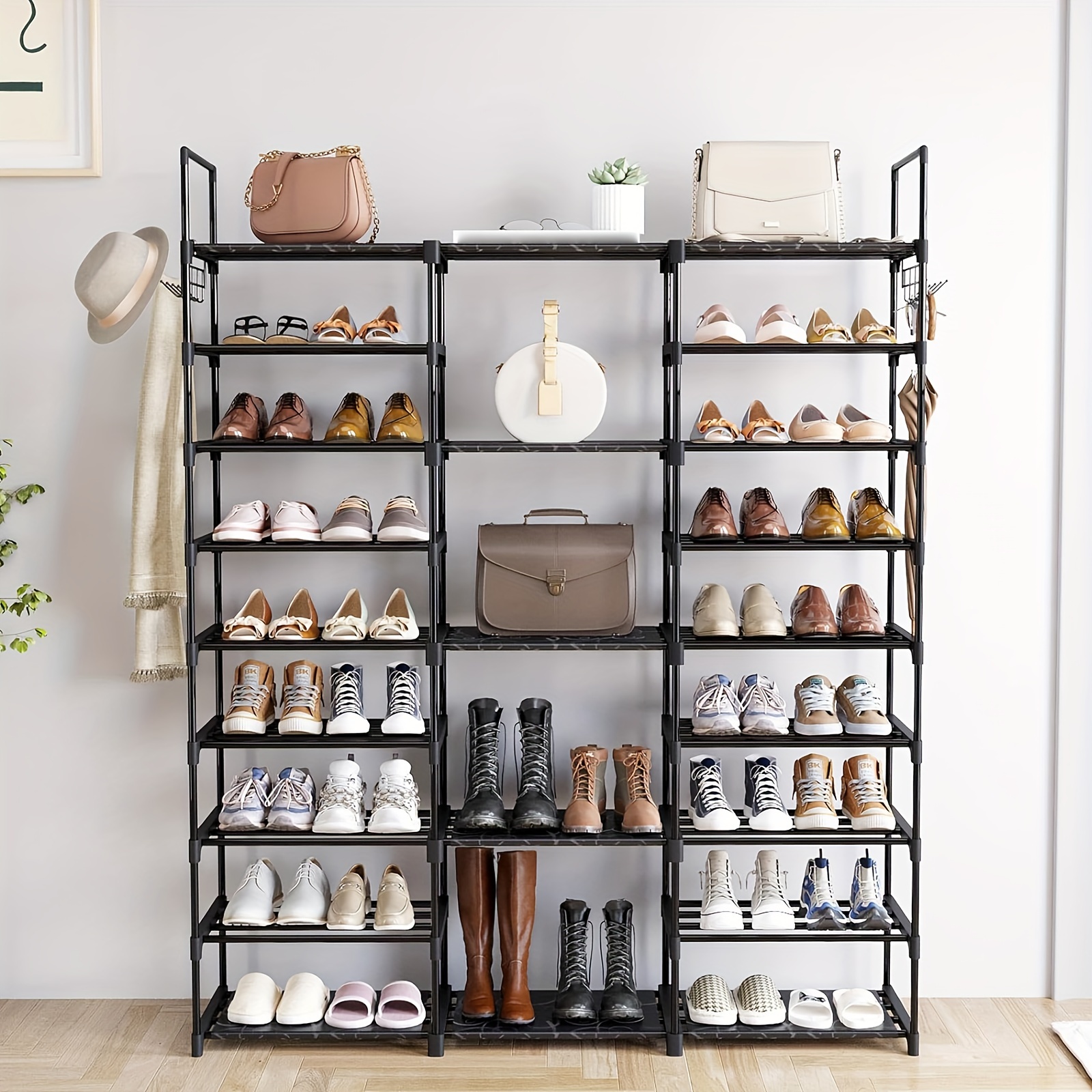 1pc 9 Tier Shoe Rack Organizer - Food X 评论和价格