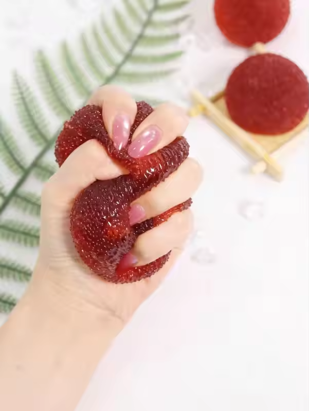 1PC Lychee Shape Squishy Toy,  - Food Snacks To Eat 评论和价格
