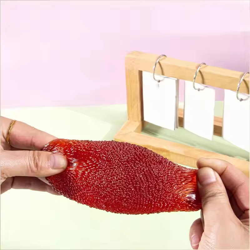 1PC Lychee Shape Squishy Toy,  - Food Snacks To Eat 评论和价格