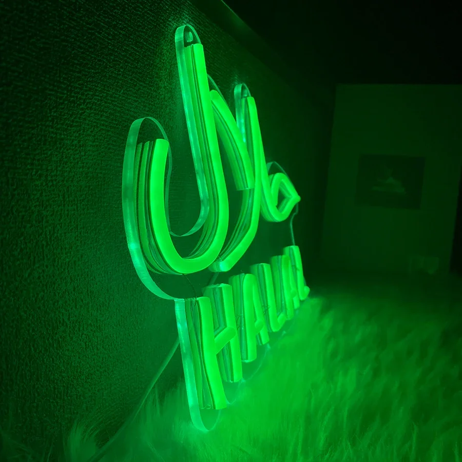 Halal Hanging Door Sign Light  - Food Snacks To Eat 评论和价格