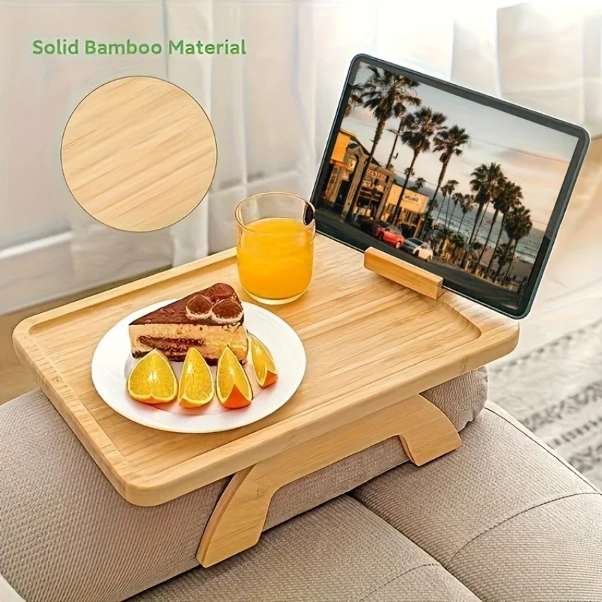 Wooden Foldable Tray Lazy Sofa - Food Snacks To Eat 评论和价格